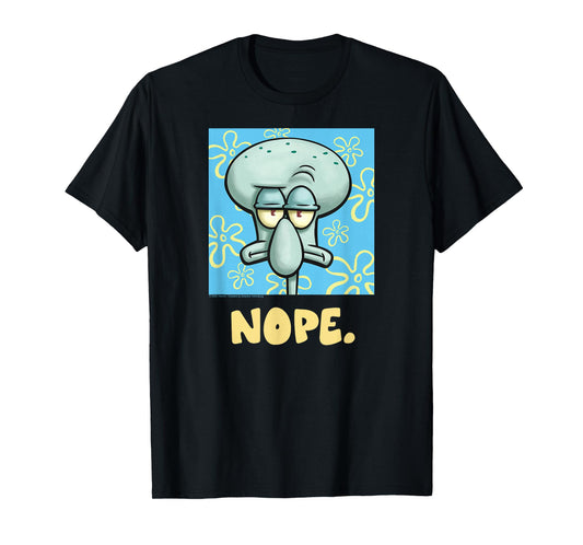 SpongeBob SquarePants - Squidward NOPE T-Shirt