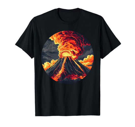 Cool erupting volcano costume for boys and girls T-Shirt