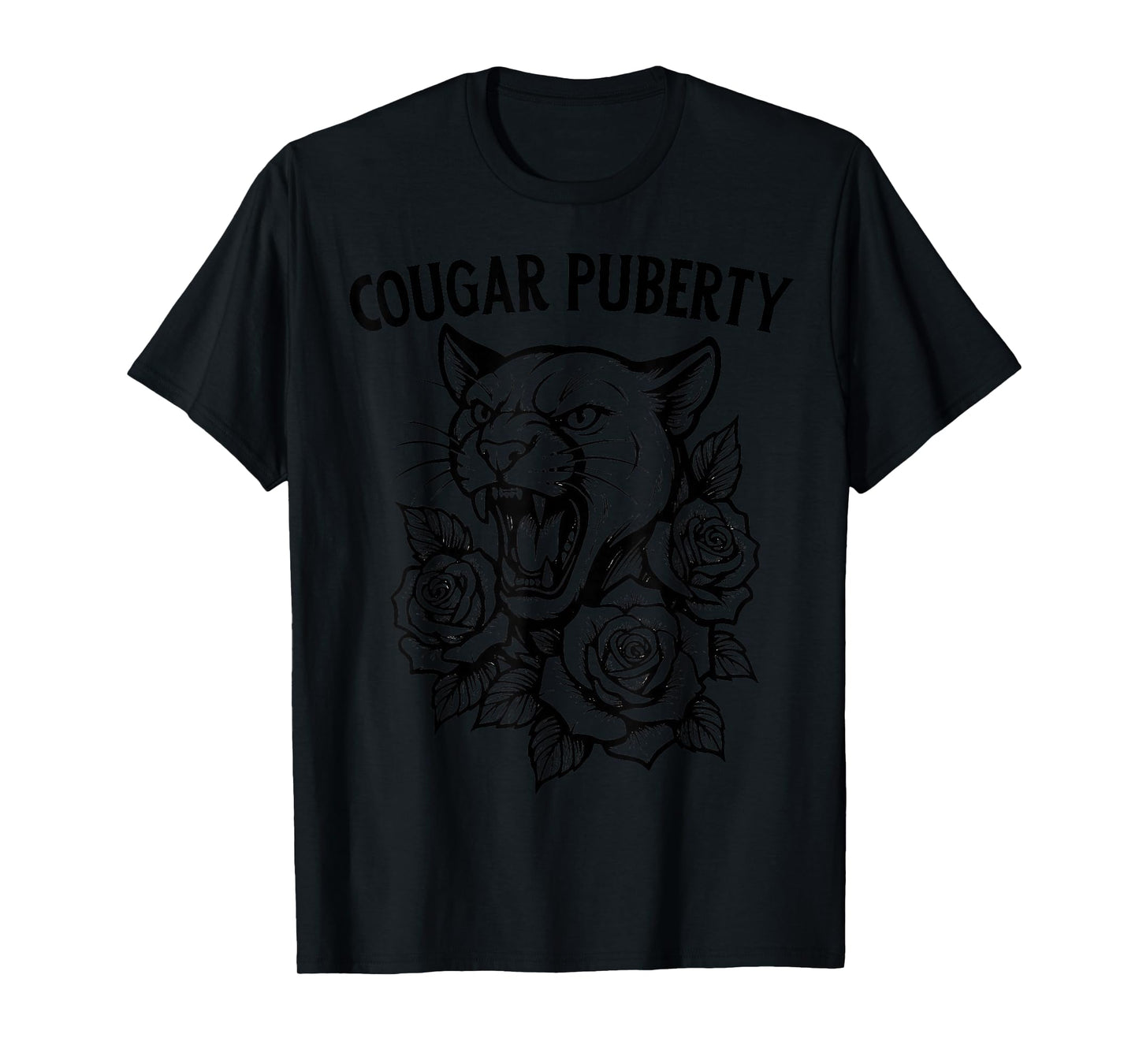 Cougar Puberty Funny Menopause Perimenopause T-Shirt