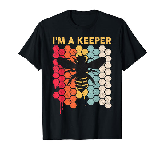 Men Bee-Shirt Funny Honey Beekeeping Gift I'm A Bee Keeper T-Shirt