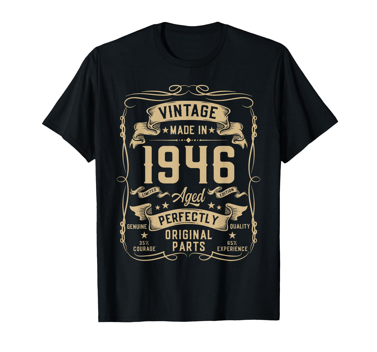 Vintage 1946 79yr 79th Birthday Gifts for Men 79 Years Old T-Shirt