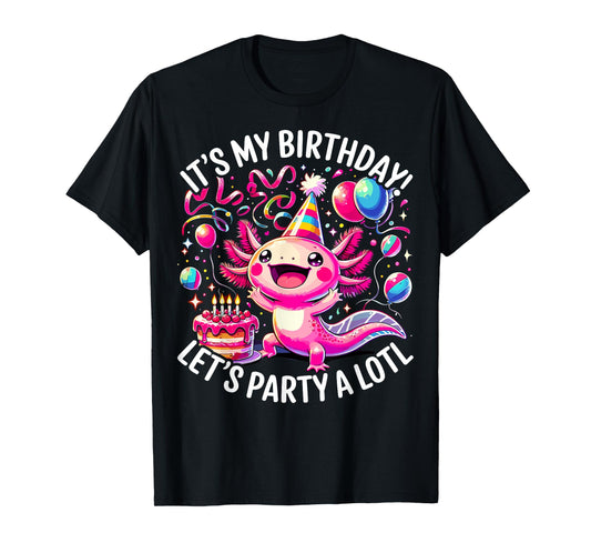 Birthday Axolotl Party T-Shirt
