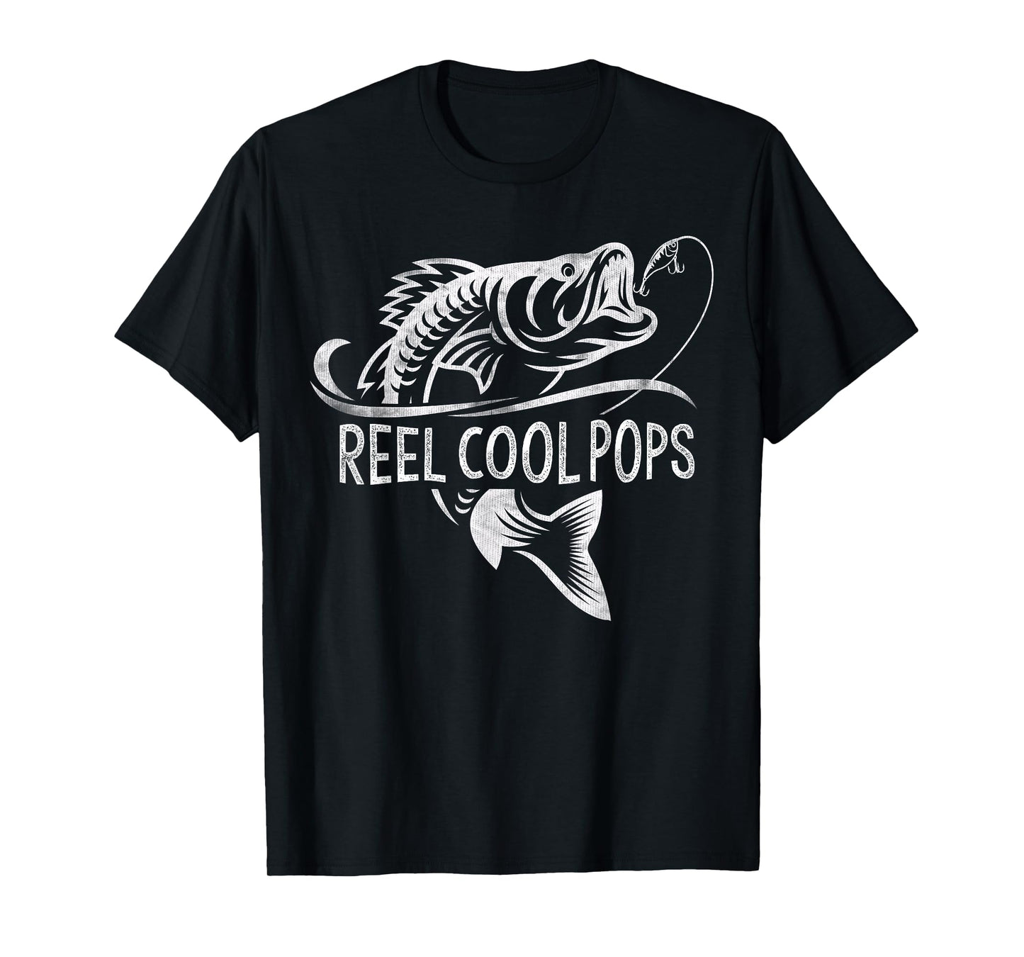 Reel Cool Pops Fishing Gifts Pops Father's Day T-Shirt