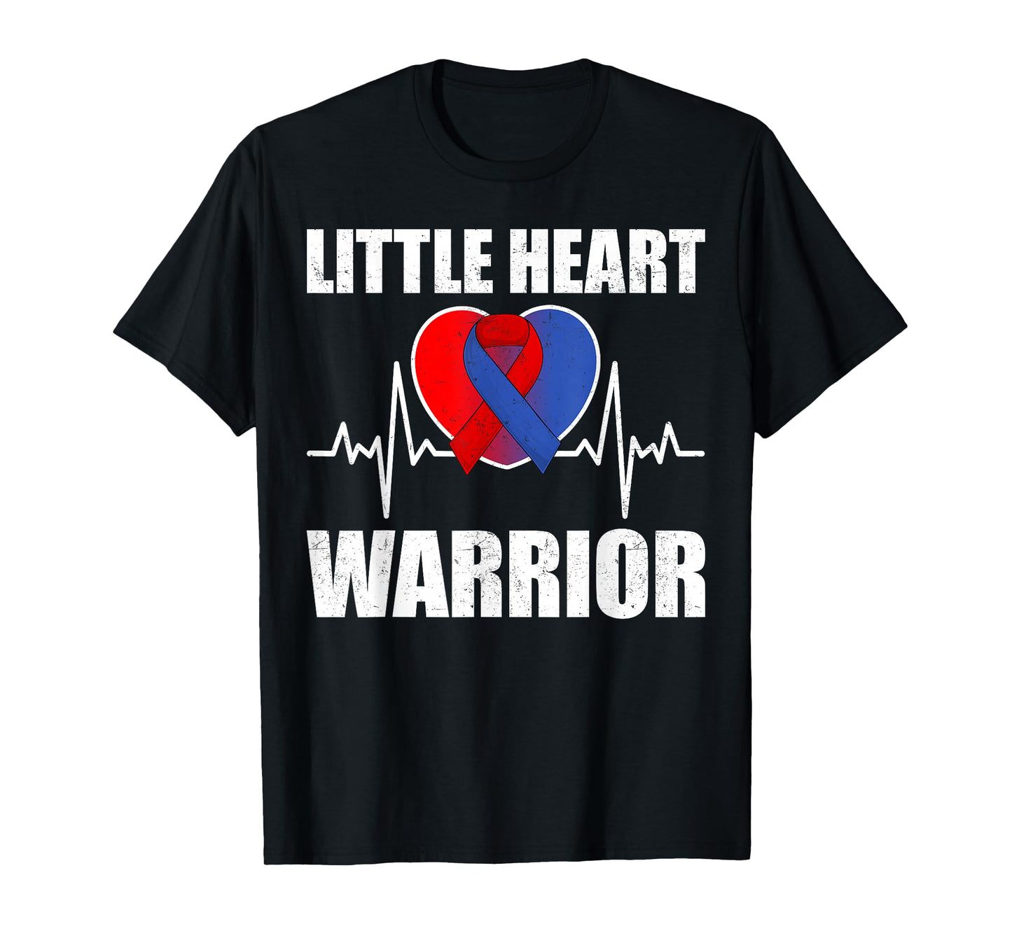 Little Heart Warrior CHD Congenital Heart Defect Awareness T-Shirt