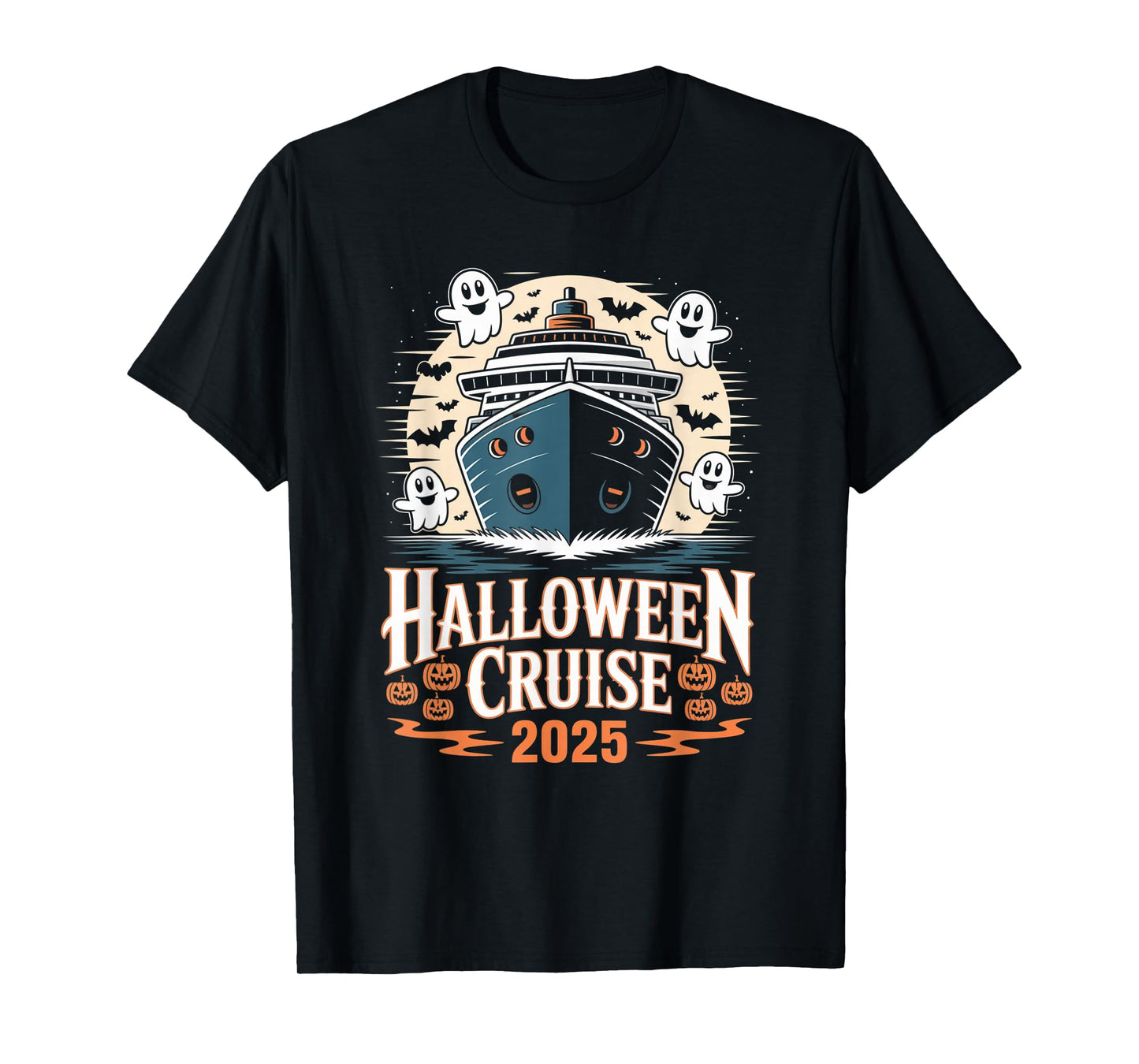 Family Halloween Cruise 2025 Matching Family Cruising Crew T-Shirt