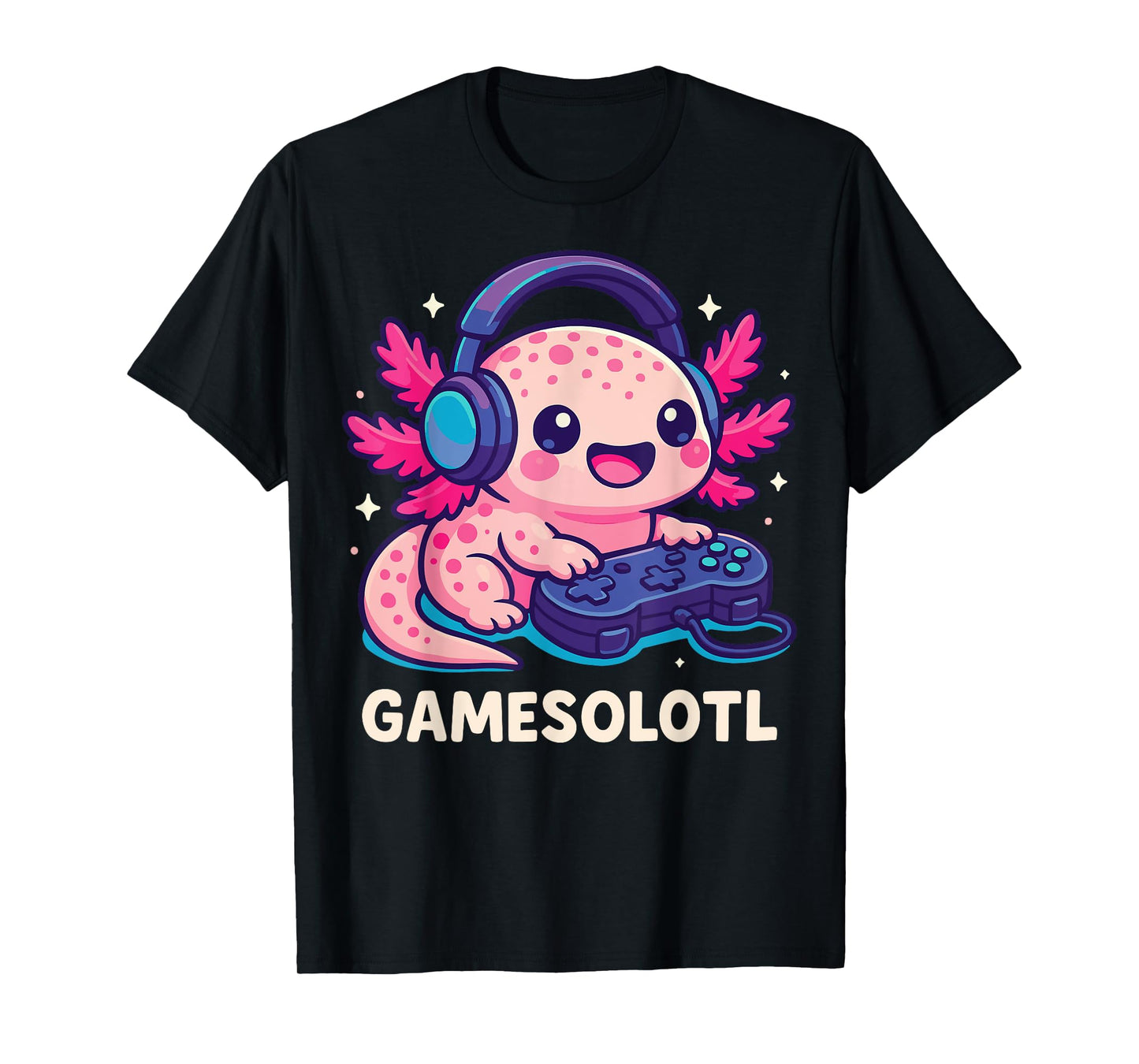 Gamesolotl Axolotl Gamer Gaming Anime T-Shirt
