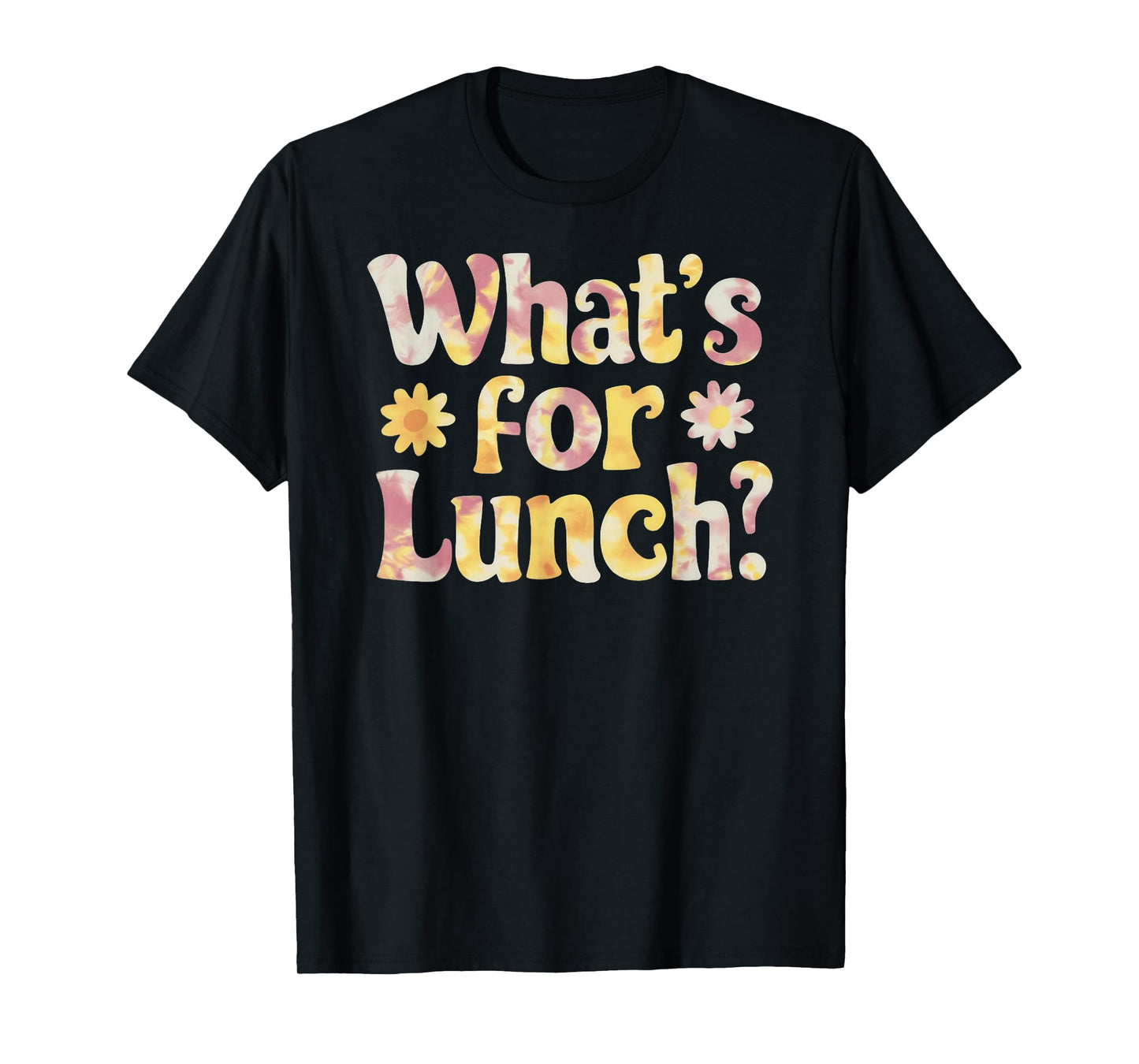 Funny Cooking Lunch Lady Tie Dye What's for Lunch? T-Shirt