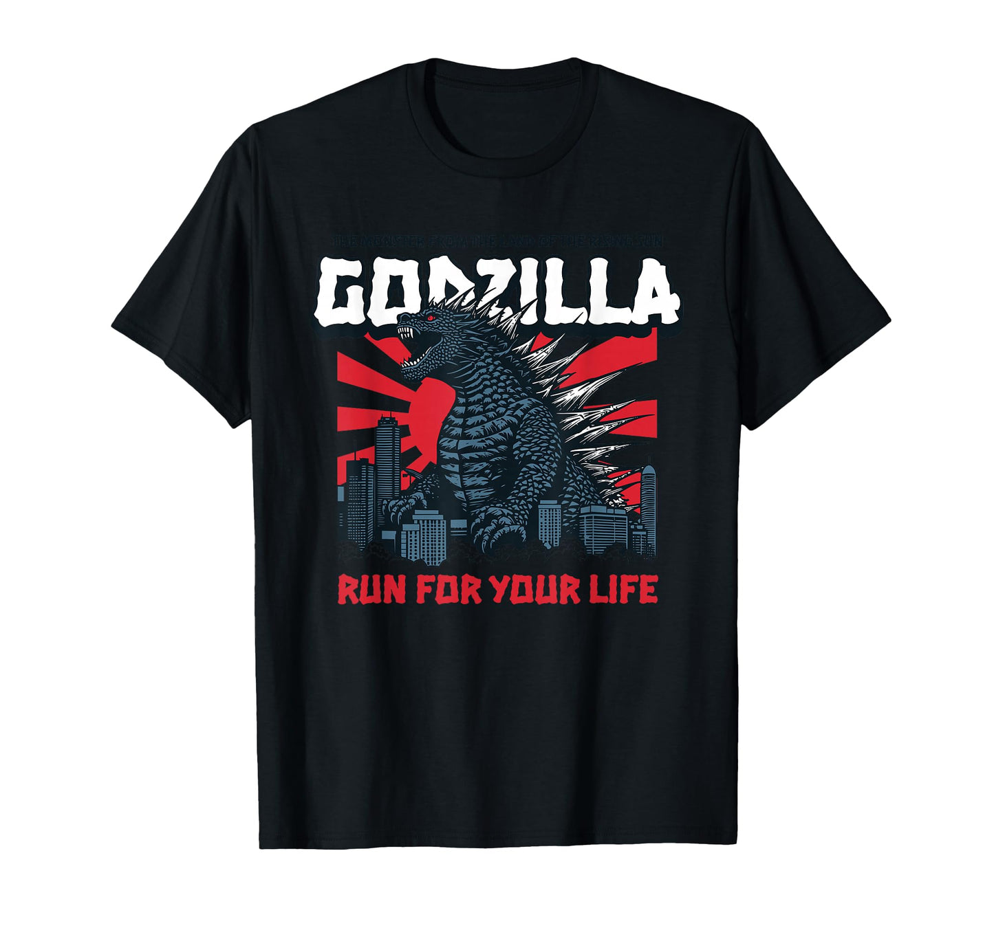 Monster - Godzilla Run for Your Life T-Shirt