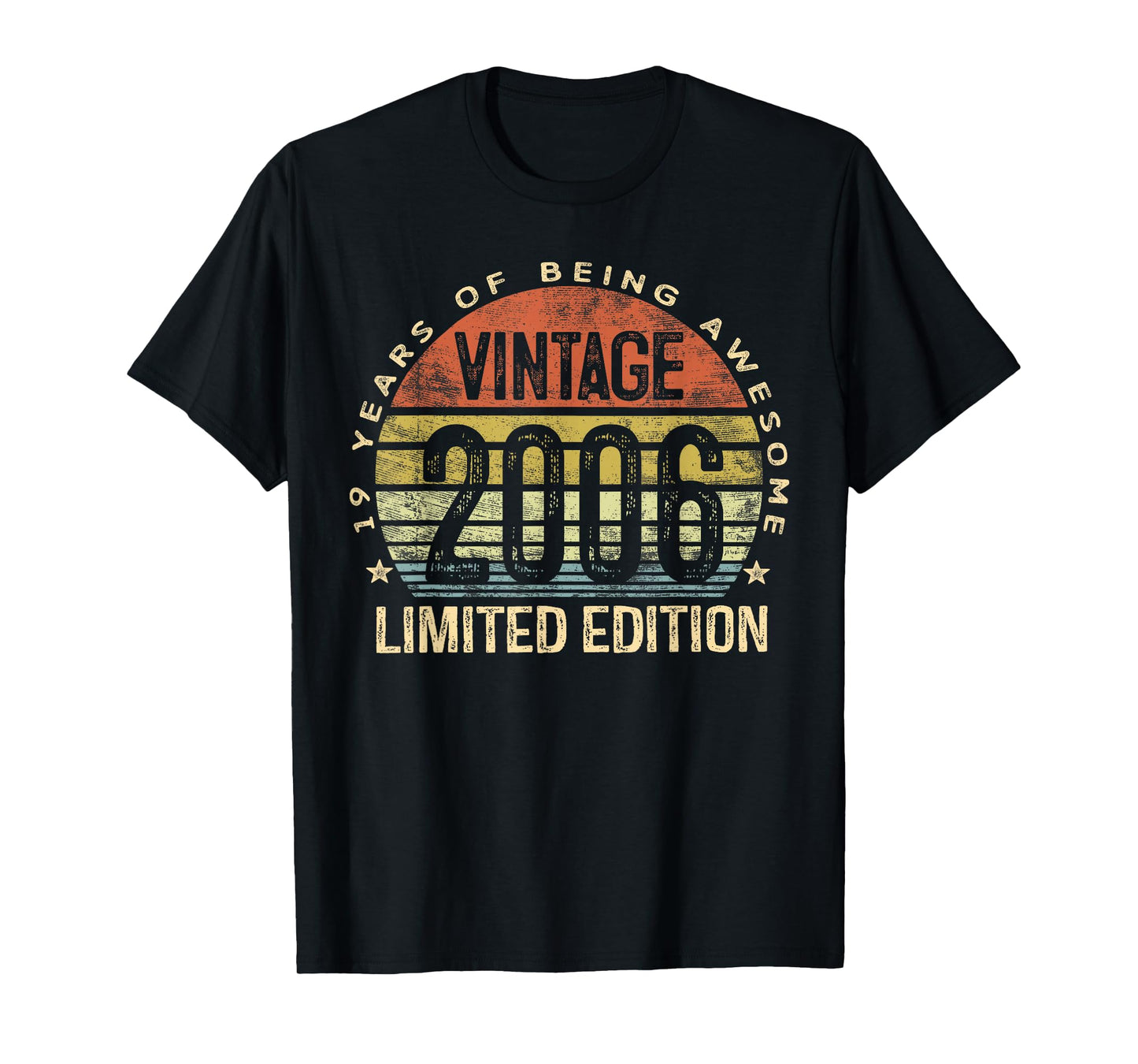 Vintage 2006 Limited Edition 19-Year-Old Gifts 19th Birthday T-Shirt