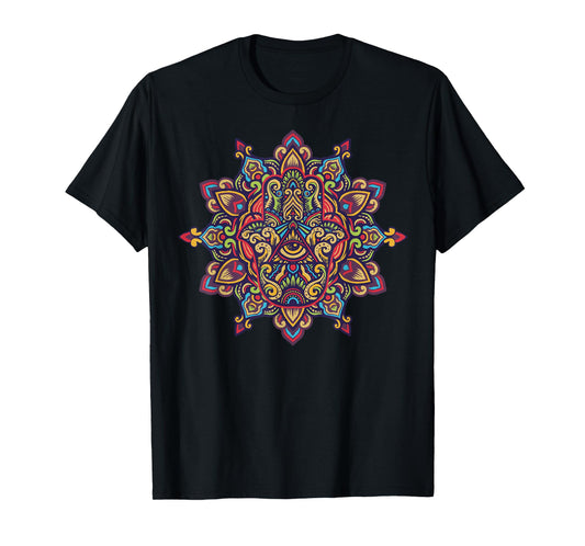 Spiritual Mystic Eye Third Eye All Seeing Eye Hamsa Hand T-Shirt