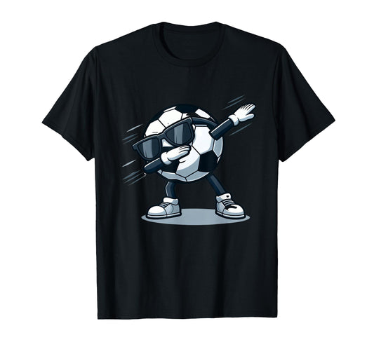 Dabbing Soccer Ball Shirt Funny Boys Men Women Sports Player T-Shirt