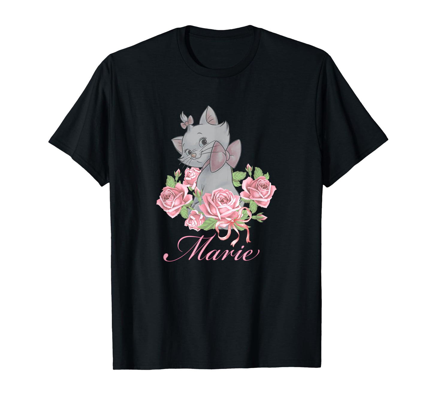 Disney The Aristocats Marie Floral Design T-Shirt