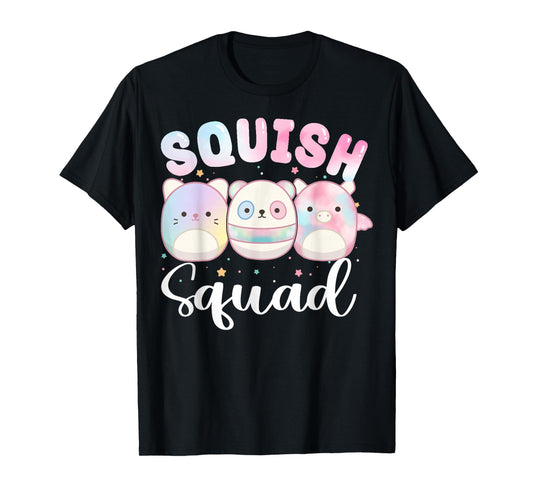 Squish Squad Birthday Shirt For Girls Kids Toddlers T-Shirt