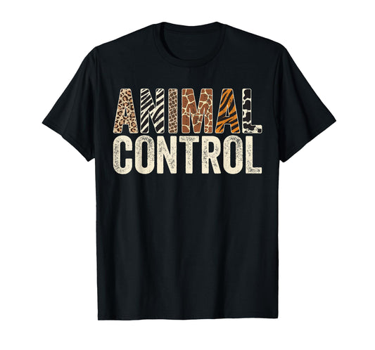 Animal Control Funny Halloween Costume Zoo Party Matching T-Shirt