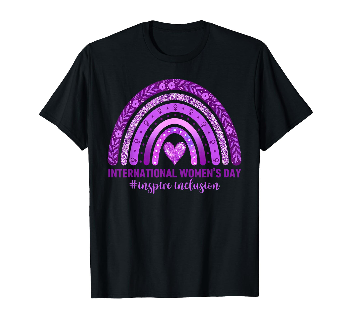 Happy International Women's Day 8 March Inspire Inclusion T-Shirt