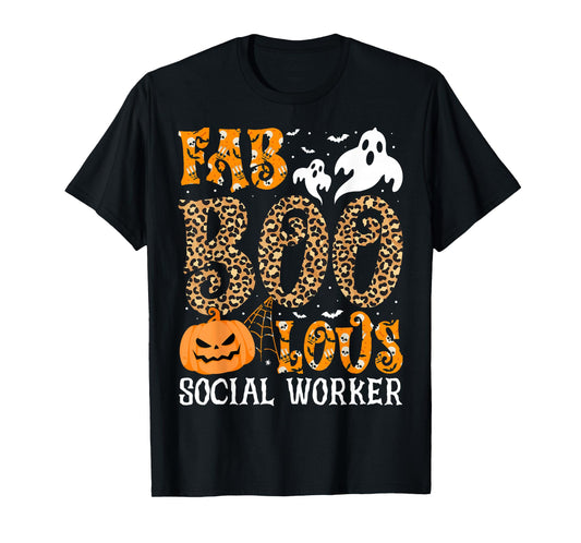 Faboolous Social Worker Spooky Halloween Costume Men Women T-Shirt