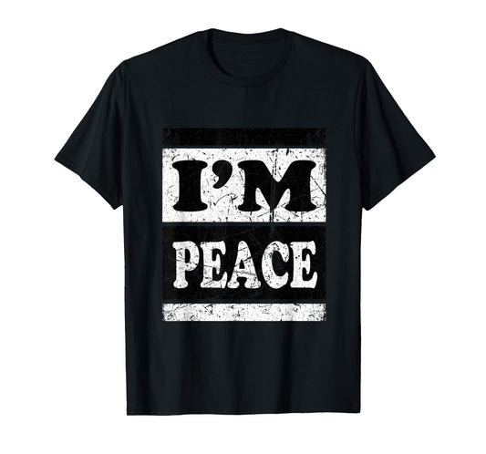 Funny I Come In Peace I'm Peace Matching Couples Costume T-Shirt