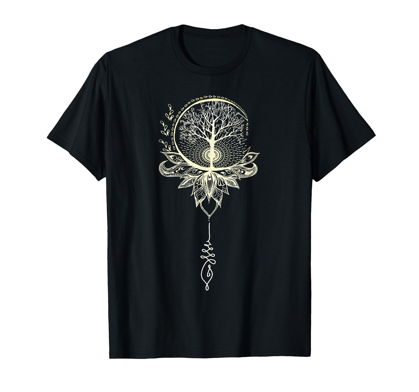 Mandala Lotus Unalome Tree of Life T-Shirt