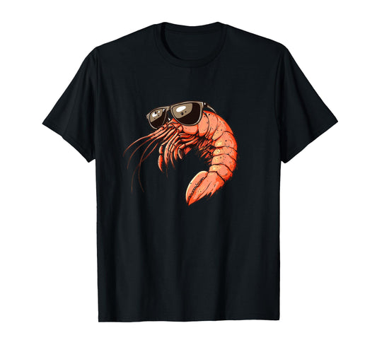 Cool bespectacled Shrimp with Sunglasses Costume T-Shirt