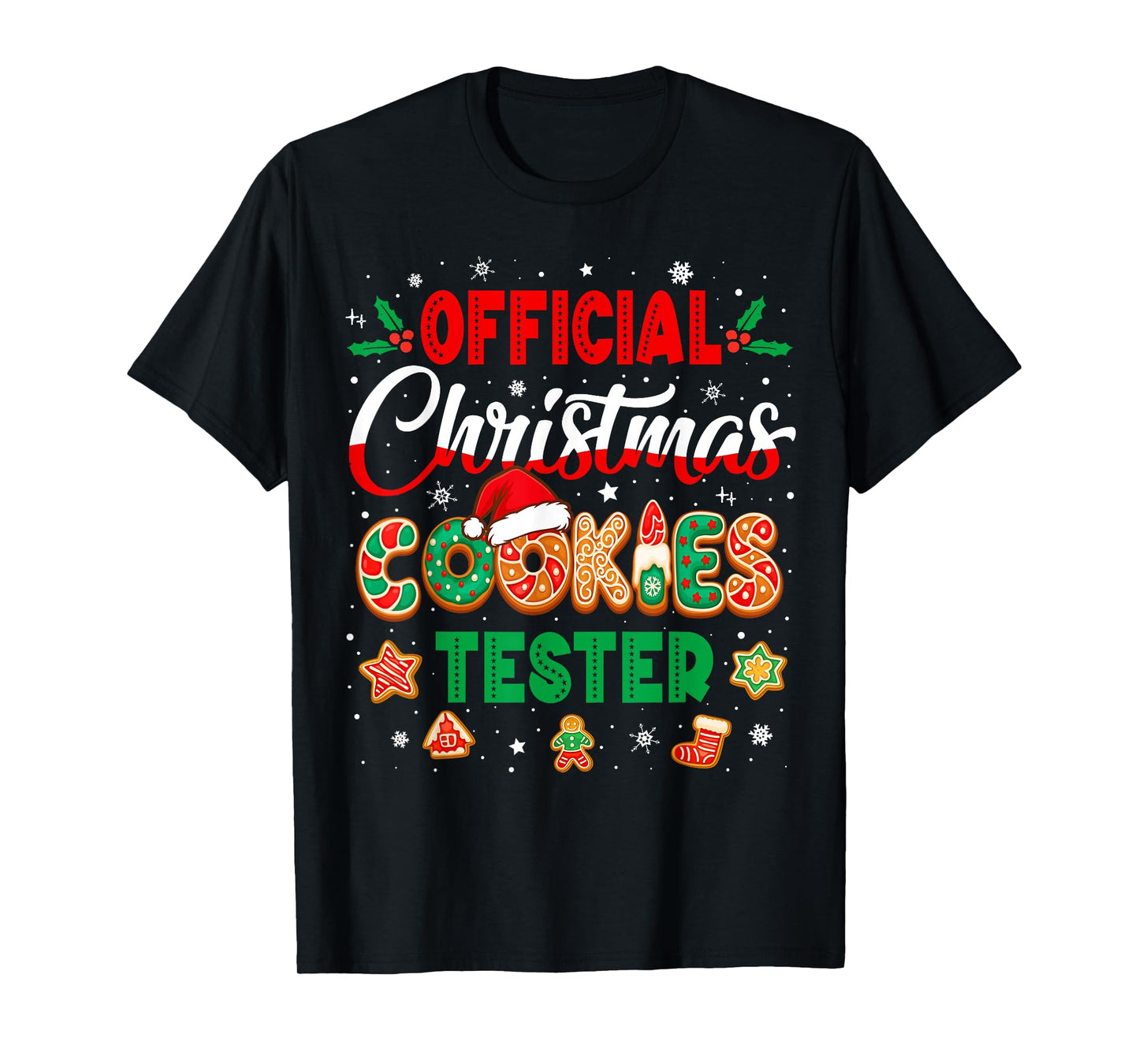 Official Christmas Cookie Tester Taster Baking Crew Toddler T-Shirt