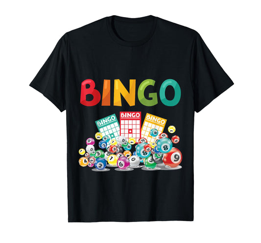 Bingo - Bingo Cards, Lucky Number Funny Fun T-Shirt
