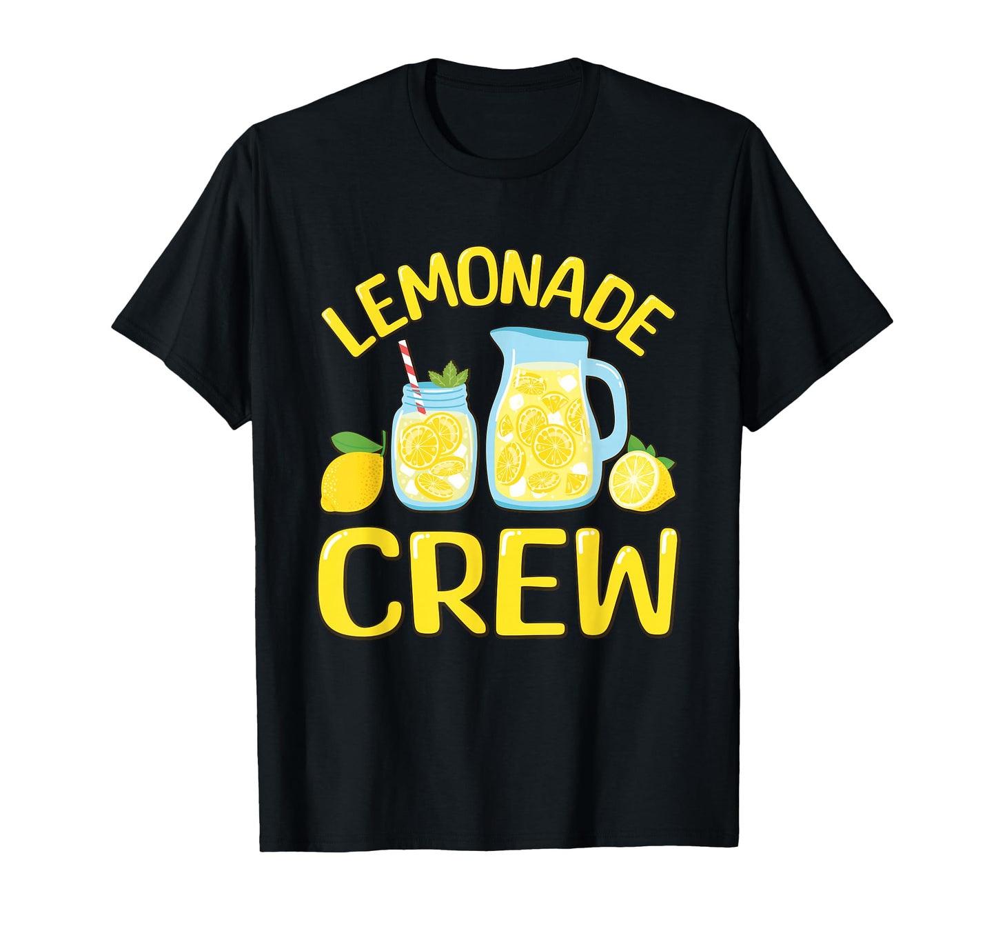 Lemonade Crew T-Shirt, Small, Black