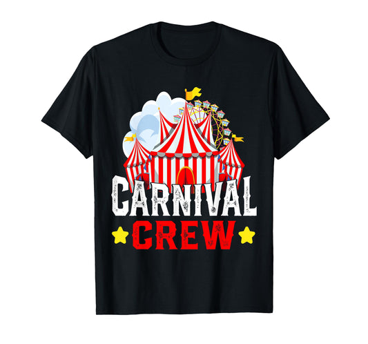 Carnival Crew Funny Circus Staff Costume Circus Theme Party T-Shirt