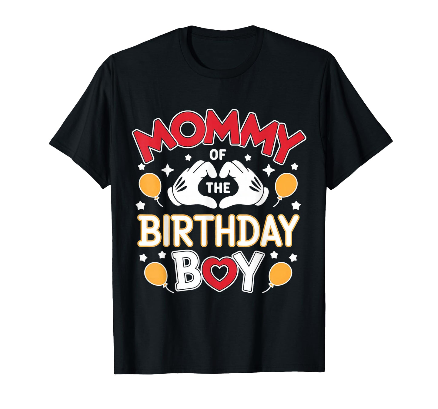Mom Of The Birthday Boy Family Party Birthday T-Shirt