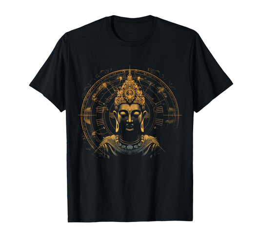 Buddha Mandala Buddhism Spiritual Yoga Yogi Zen Buddhist T-Shirt
