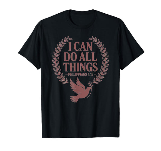 I Can Do All Things Christian Faith Graphic T-Shirt