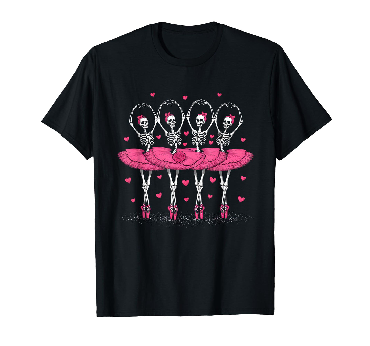 Spooky Ballerina Skeleton Dance Funny Halloween Ballet T-Shirt