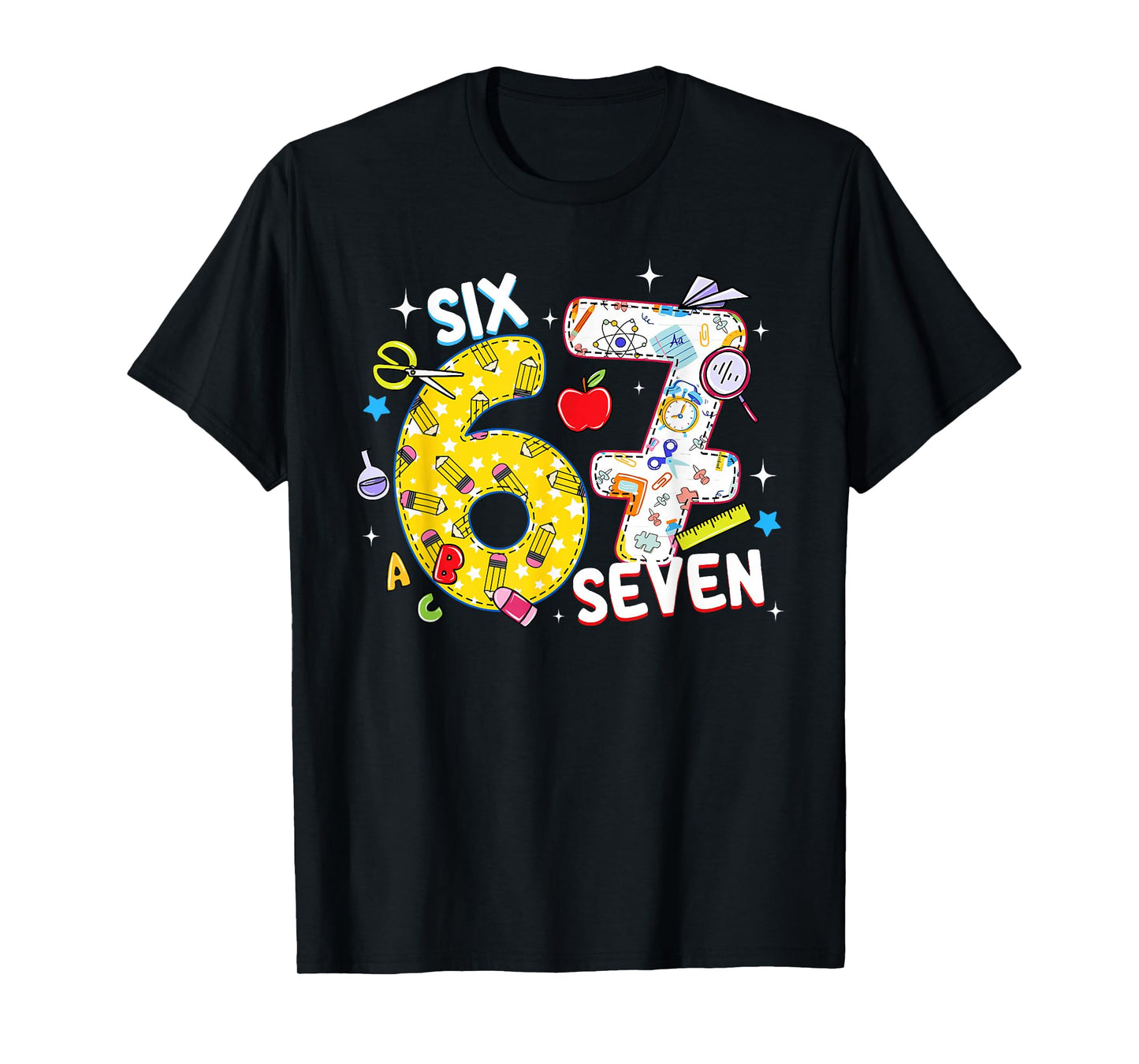 I Survived 67 Days of School Teachers Students Six Seven T-Shirt