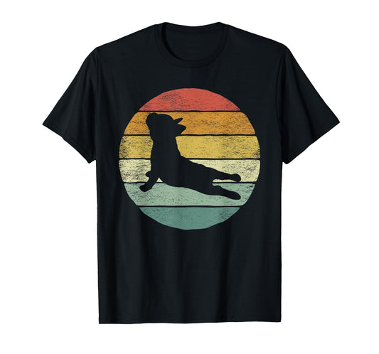 Vintage Retro French Bulldog Shirt Yoga Funny French Bulldog T-Shirt for Men Women Girls Kids