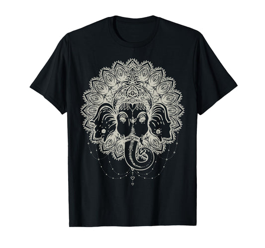 Sak Yant Thai Tattoo Spiritual Ganesha Elephant Thailand T-Shirt