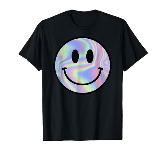 Smile Face Shirt Happy Smiling Face Rave EDM Music Party T-Shirt