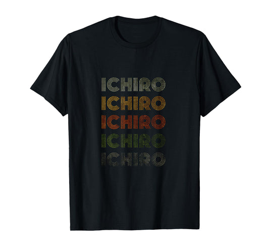 Love Heart Ichiro Tee Grunge Vintage Style Black Ichiro T-Shirt