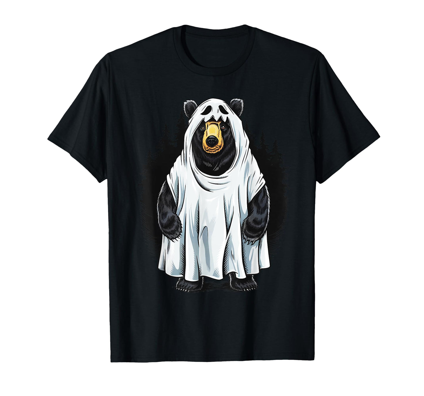 Funny Bear Cool Boo Ghost Halloween Costume Gifts T-Shirt