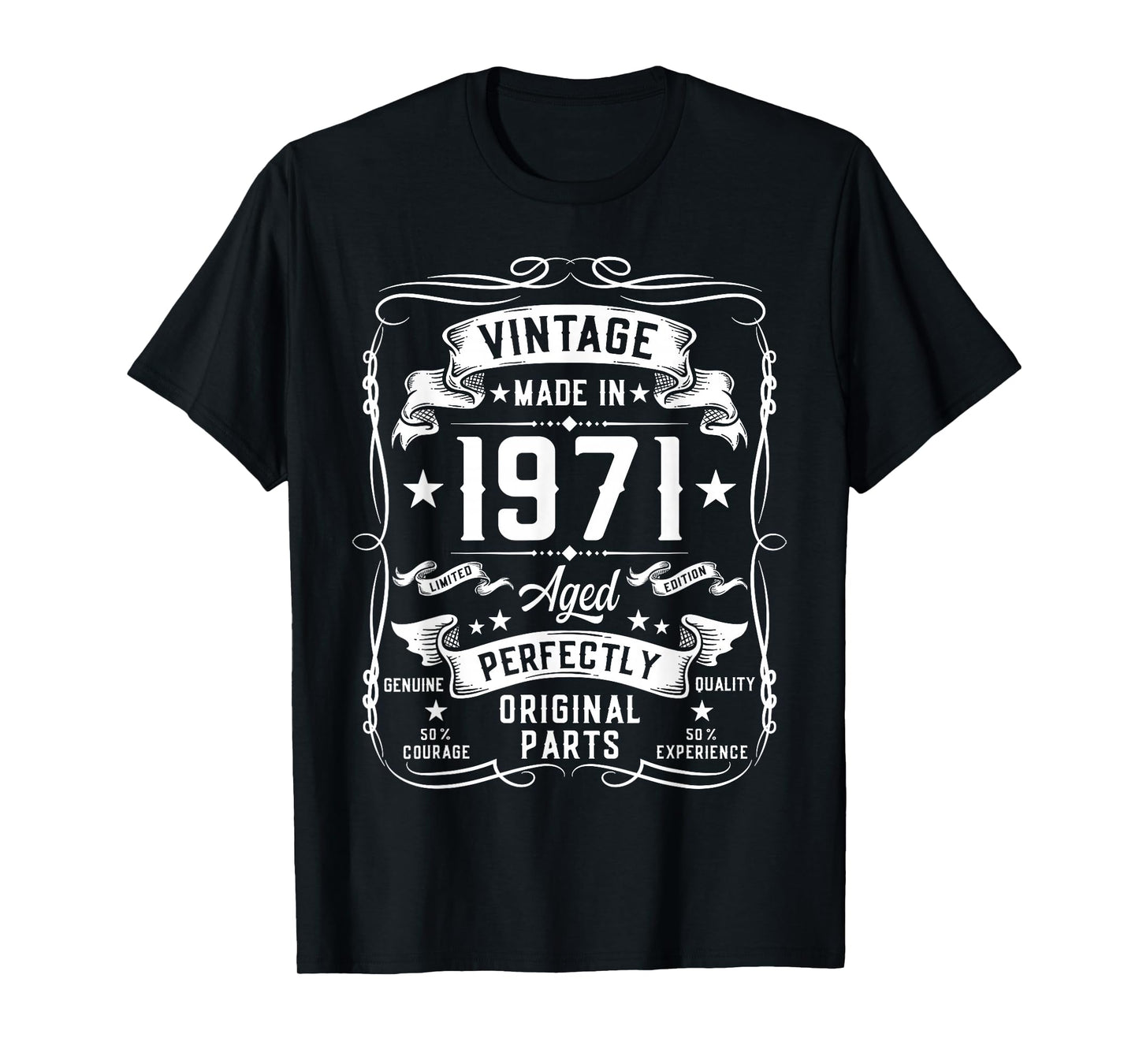 Vintage 1971 54 Years Old Gifts for Men 54yr 54th Birthday T-Shirt