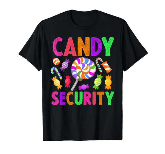 Candy Security Colorful Halloween Group Costume T-Shirt