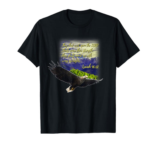 Mount Up WIth Wings As Eagles Christian Gift T-Shirt T-Shirt