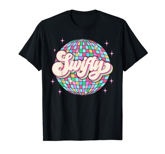 Taylor Personalized Name I Love Taylor Girl Groovy 70s Disco T-Shirt