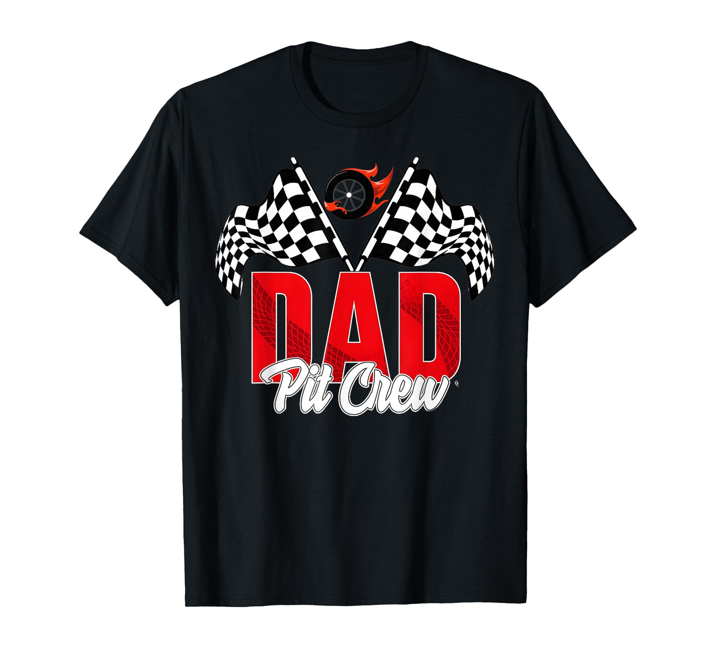 Race Car Birthday Party Racing Family Dad Pit Crew T-Shirt