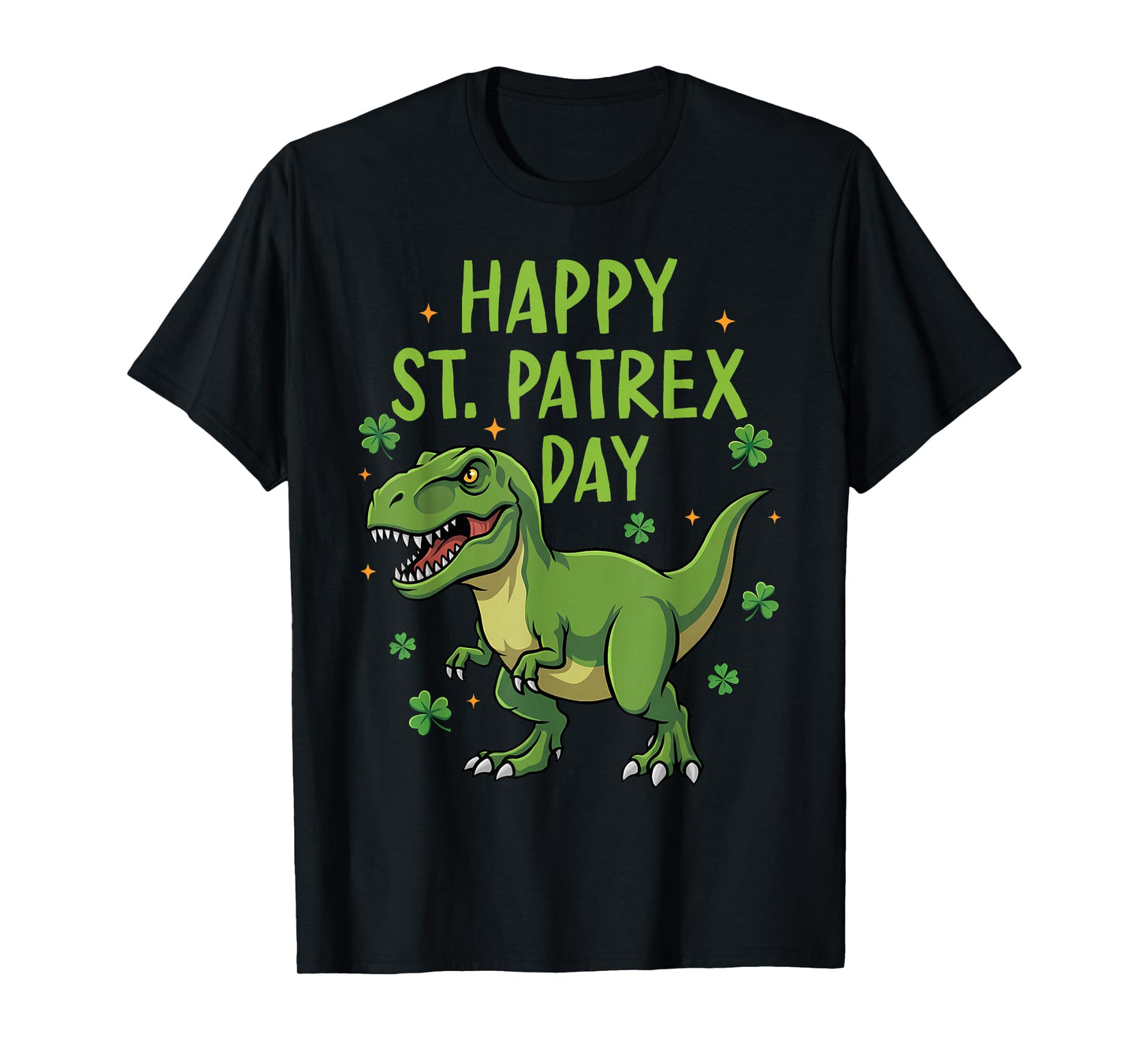 Happy St Patricks Pa Trex Day Dino Boys Kids Toddler T-Shirt