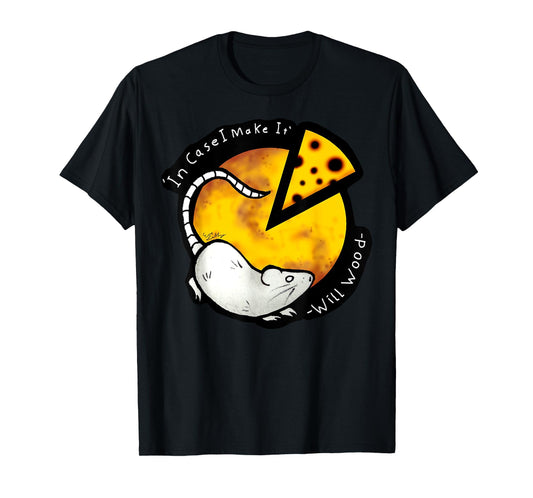 Vintage Meditation In Case I Make It Will Basic Wood Funny T-Shirt