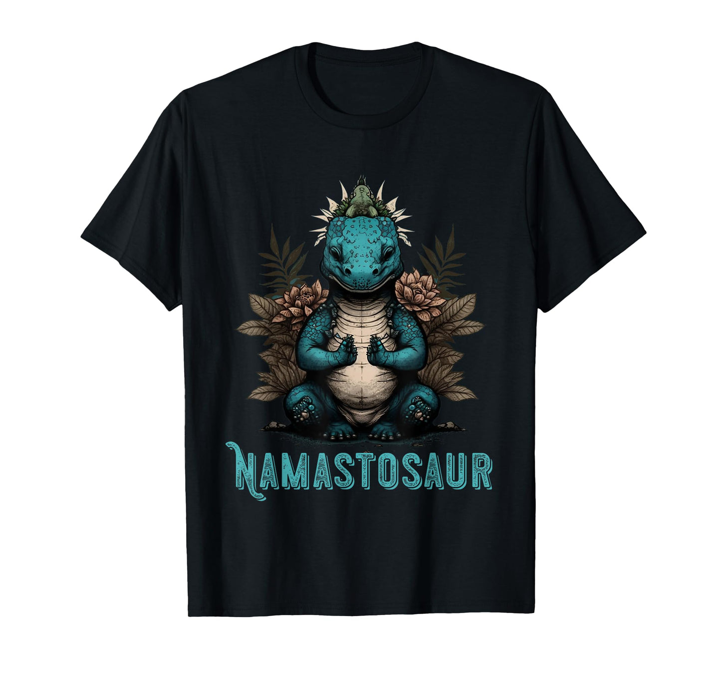 Meditation Dino T-Rex Buddhism Namaste Guatama Buddha T-Shirt