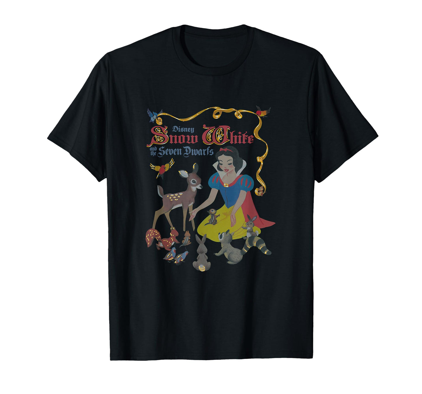 Disney Snow White And The Seven Dwarfs With Forest Friends T-Shirt