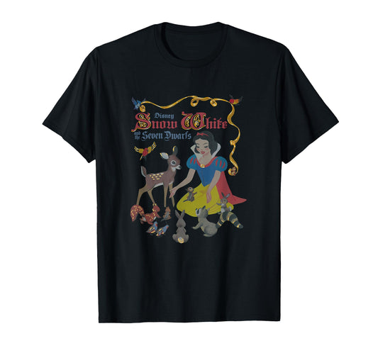 Disney Snow White And The Seven Dwarfs With Forest Friends T-Shirt