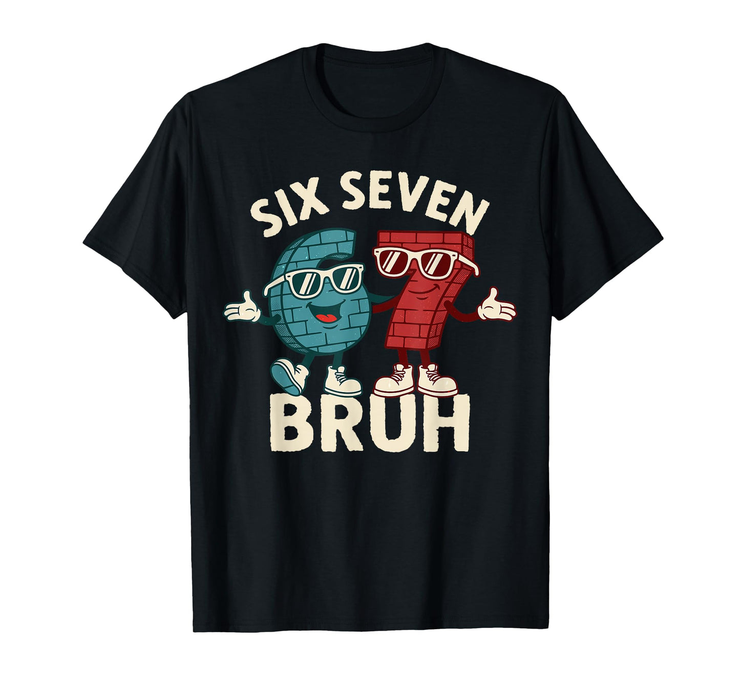 67 Six Seven Burh 6 7 Meme Kids Funny 6 7 Boys Kids T-Shirt