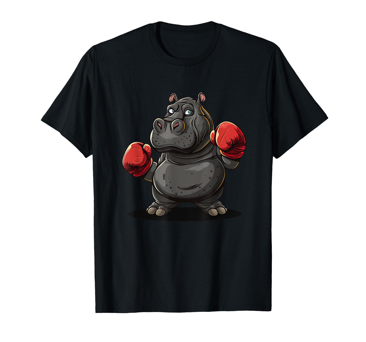 Cool boxing Athlete Costume for Hippo and Animals Lovers T-Shirt