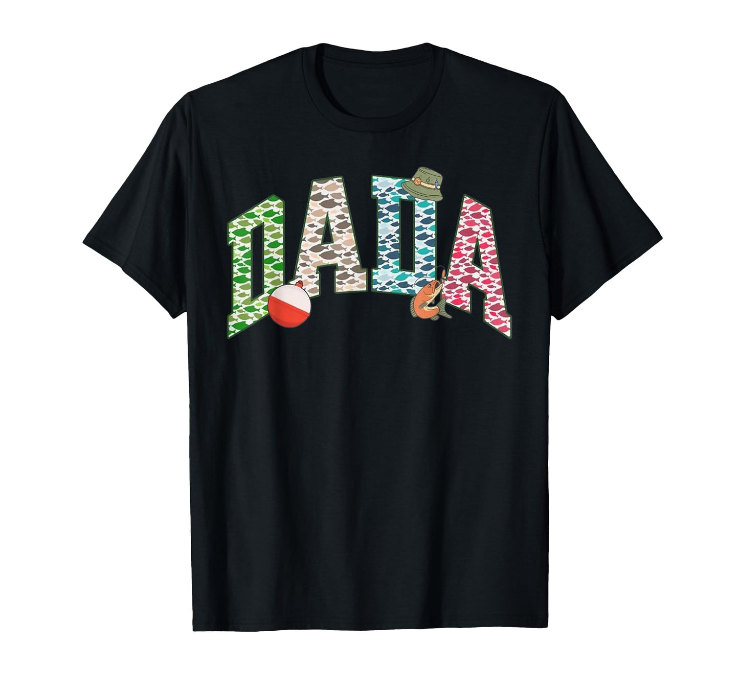 Dada of The Big One Fishing O-Fish-Ally 1st Birthday Family T-Shirt